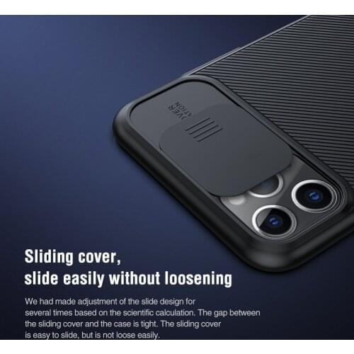 Nillkin For iPhone 11 11Pro 11ProMax 11 Pro Max Anti-Fall Non-Silp Phone Case Cellphone Cover Camera Protector Decorative Shell