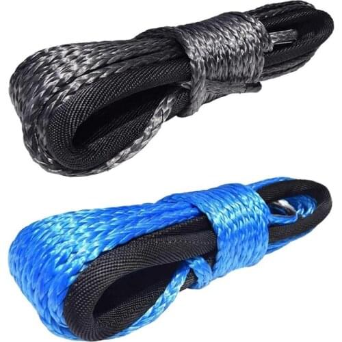Synthetic Winch Rope Bungee Cords with Hooks Luggage Tied Rope Durable Tied Band for Trailer Bicycle Elastic Cord A5KD