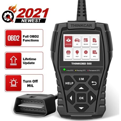 THINKCAR ThinkOBD500 OBD2 Scanner for Car Professional Code Reader DTC Lookup I/M EVAP Test Plug and Play Diagnostic Tools