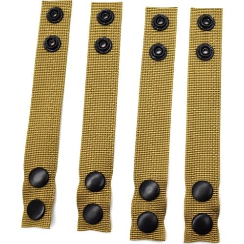 4PCS/set Tactical Belt Buckle Heavy Duty Keeper 2" 2.25" Wide Belt Security Webbing Strap Belt Keeper Police Military Equipment