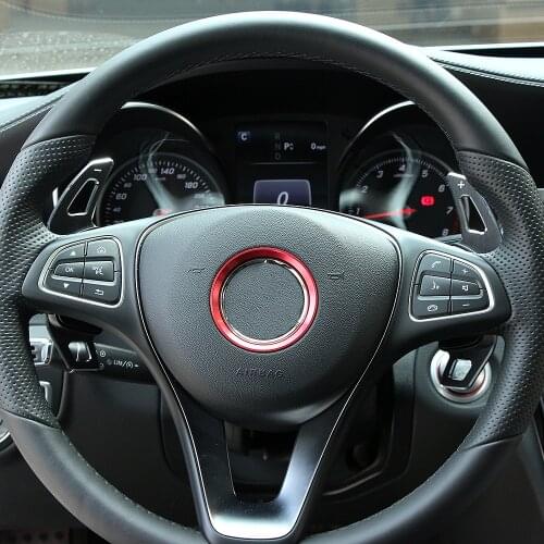 1 Pair Car Steering Wheel Shift Paddle Shifter Extension For Benz A B C E GLE Class W176 W205 W212 W222 W246 C117 W218 X156