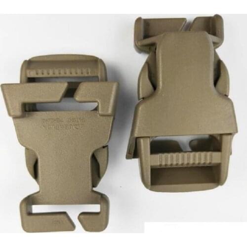 2PCS 2.5cm DIY Vest Backpack Replaceable Snap In Tactical Snap In Fastener Buckle Accessories Plastic Buckle