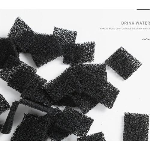 30Pcs Black Filter Aquarium Fish Tank Filter Water Dispenser Water Purifier Accessories Sponge Pad Skimmer Durable Sponge Supply