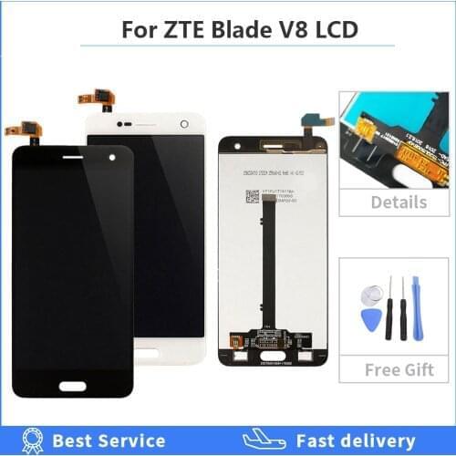 5.2" For ZTE Blade V8 BV0800 LCD Display Touch Screen Replacement Digitizer Assembly For ZTE Blade V8 V 8 Display Phone Repair