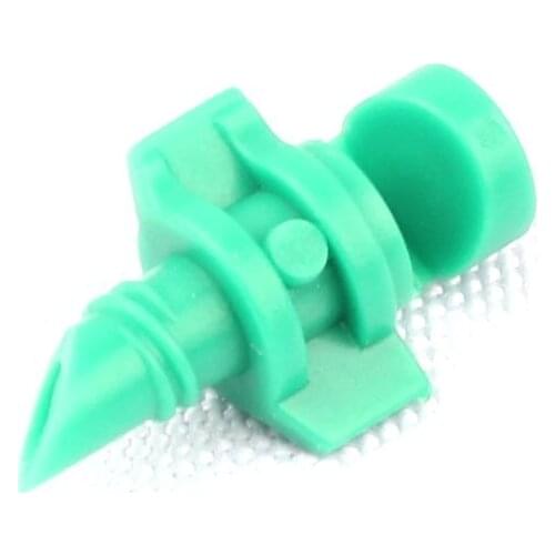 500pcs 180 Degree Green Thumb Insert Micro Spray Refraction Nozzle Sprinkler Irrigation Emitters Garden Irrigation Device