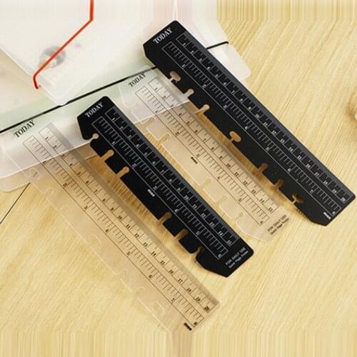 6 Hole Spiral Planner Accessories Ruler Home Office School Stationery Drawing Supplies Home Office Storage Supplies