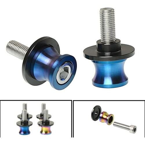 8mm Motorcycle accessories CNC Swingarm Sliders Spools For kawasaki z750 Z800 Z900 yamaha r6 r3 mt 07 mt09