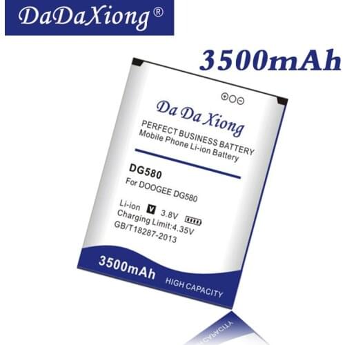Da Da Xiong high capacity 3500mAh DG580 battery for DOOGEE DG580 Cell Phone Battery