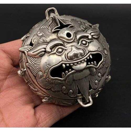 Antiques miscellaneous retro auspicious animal small incense burner spit money small incense burner to attract wealth