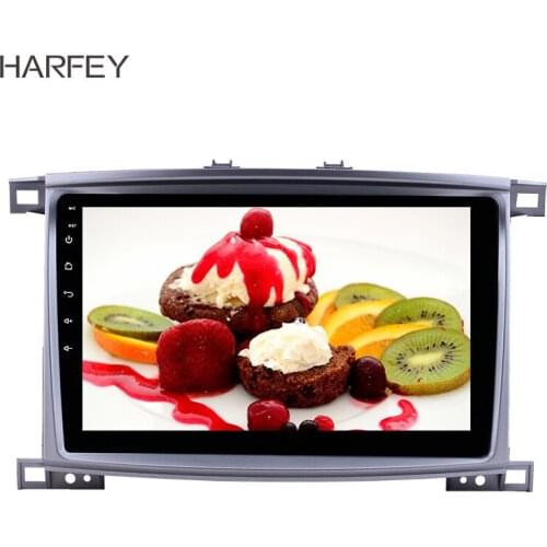 Harfey Android 8.1 car GPS Radio 10.1" for 2003-2008 TOYOTA LAND CRUISER 100 with HD Touchscreen USB support Carplay TPMS 2din