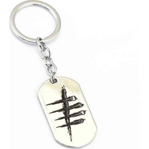 12pcs/lot Dead by Daylight Keychain NEW Men Key Rings Holder Gift Chaveiro Car Key Chain Jewelry Game Souvenir