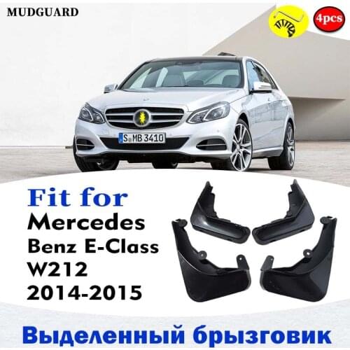 Mudflaps FOR Mercedes Benz E class W212 Mudguard splash Mud Flap Guard Fender Mudguards car accessories auto styline Front Rear