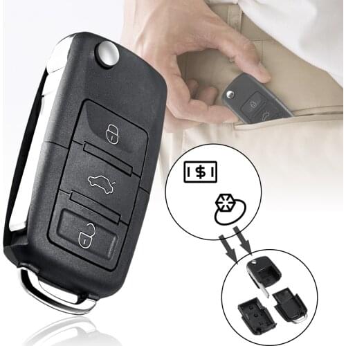 Car Key Safe Compartment Container Secret Hide Hollow Stash Tool Key Case for Car Portable Safe Storage Key Container