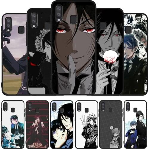 Black Butler Anime phone Case For Samsung A10 A20E A30 A40 A50 A60 A70 M10 M20 M30S M40 A01 A21 A31 A51 A71 4G Cover
