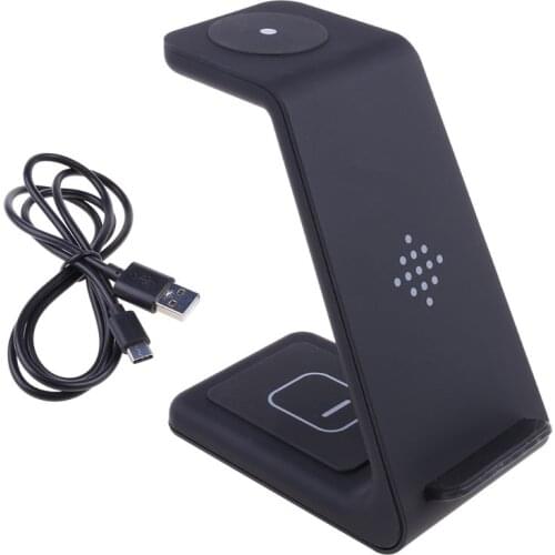 For Ga-laxy Watch/Buds Earphone/for iPhone 3In1 Wireless Charger Charging Dock