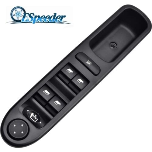 ESPEEDER Electric Master Control Power Door Window Switch Button For Peugeot 307 CC 2003-2008 307 SW 2002-2014 6554.KT