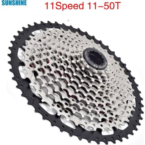 SUNSHINE Cassete K7 11v Speed 11-50T Cassette Casete Freewheel Pacco Pigno Bicycle Parts Sprocket Flywheel Kaseta Catraca