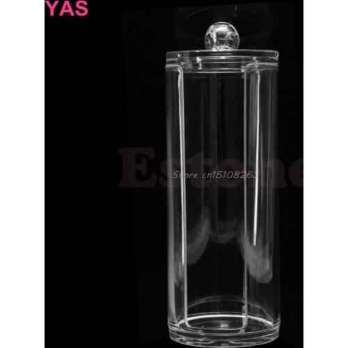 Round Container Storage Case Makeup Cotton Pad Box Nail Art Remover Paper Wipe #Y207E# Hot Sale