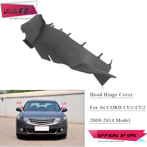 ZUK For Honda ACCORD Euro Engine Hood Hinge Cover Year 2008 2009 2010 2011 2012 2013 2014 74212-TL0-G00 74222-TL0-G00