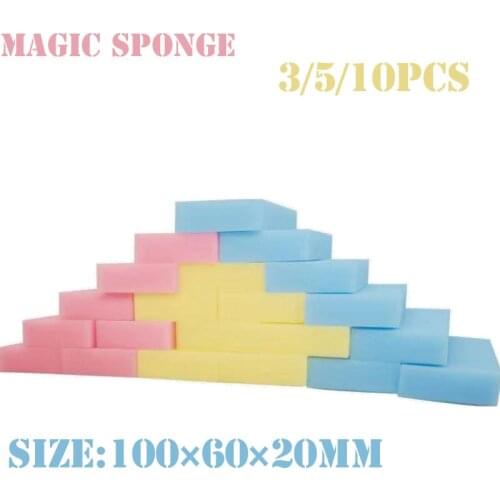 10*6*2cm Color Melamine Sponge Magic Sponge Eraser Melamine Sponge Cleaner Cleaning Sponge for Kitchen Bathroom Cleaning Tools