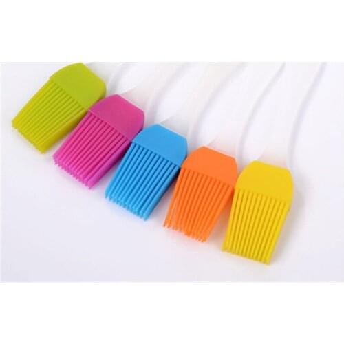 Reusable Grill Oil Brushes Tool Silicone Pastry Brush Baking Bakeware Cooking Roasting BBQ Tool Kitchen Barware Supplies Tools