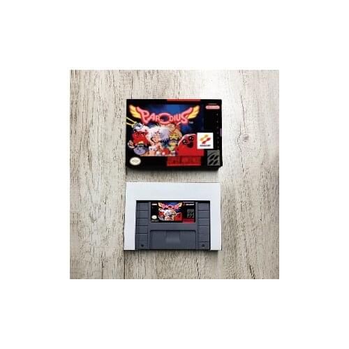 Parodius - USA Version Action Game Card with Retail Box