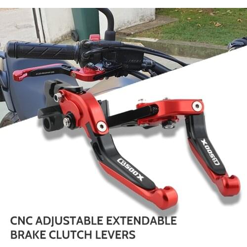 Motorcycle CNC Adjustable Extendable Brake Clutch Levers Hhandbar For Honda CB500X CB 500X 2013 2014 2015 2016 2017 2018 2019