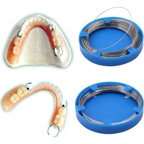 Dental Stainless Steel Wire 0.5/0.6/0.7/0.8/1.0mm For Orthodontic Teeth Surgical Instruments