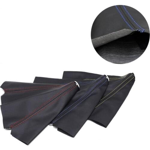 Universal Protective Car Faux Leather Gear Shift Knob Gaiter Boot Cover Tool
