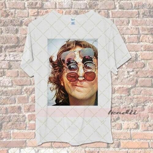 John Lennon Multiple Glasses Retro Vintage T Shirt
