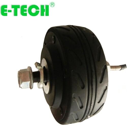 Built-in 1024ppr encoder 24V 36V 200W 4 inch 100mm DC brushless robot hub motor wheel