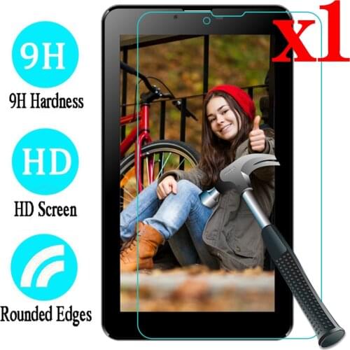 A+Tempered Glass Screen Protector Film For 7" oysters T72X 3g T72 T7V Prestigio MultiPad Wize 3087 3G Wize3038 PMT3038_3G