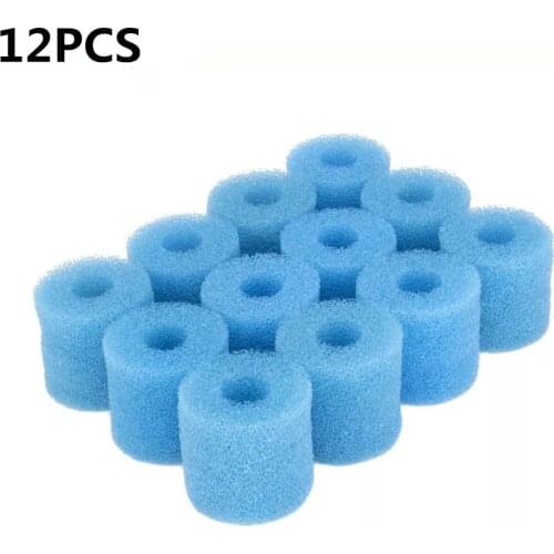 12PCS Compatible Blue Pre-Filter Foam Filter Fit for Oase BioMaster Filter, 45PPI