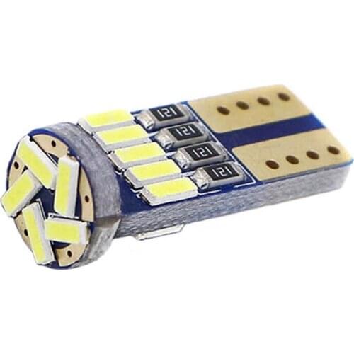 500pcs T10 W5W 194 4014 Chips 15 SMD Led Car styling Side Wedge Map door reading Tail Light Lamp Bulb White DC 12V