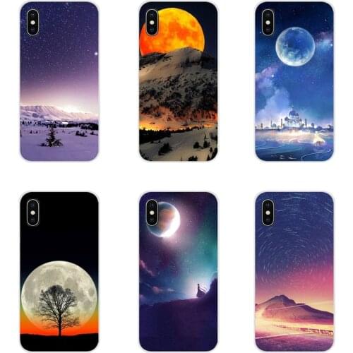 Accessories Phone Cases Covers For Samsung Galaxy A3 A5 A7 A9 A8 Star A6 Plus 2018 2015 2016 2017 Space Sceneries of Moon Art