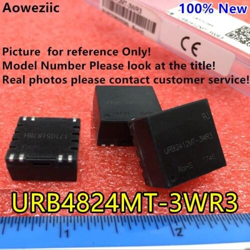Aoweziic 2PCS/lot URB4824MT-3WR3 URB4824MT-3W New Original SMD Input: 18-75V Output: 24V 0.125A DC-DC 1.5KV Voltage Isolate