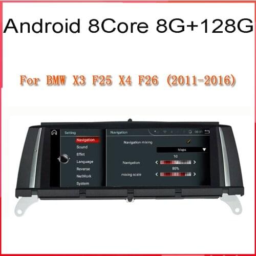 8core 8+128G Android10 Car Multimedia player for BMW x3 F25 2011 2012 2013 gps navigation car radio stereo video Carplay