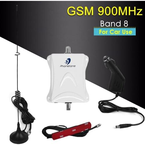 Car Use Cellular Repetidor GSM 900MHz Cell Phone Signal Booster GSM 2G Signal Repeater 2G Amplifier Gain 45dB For Car Use Set