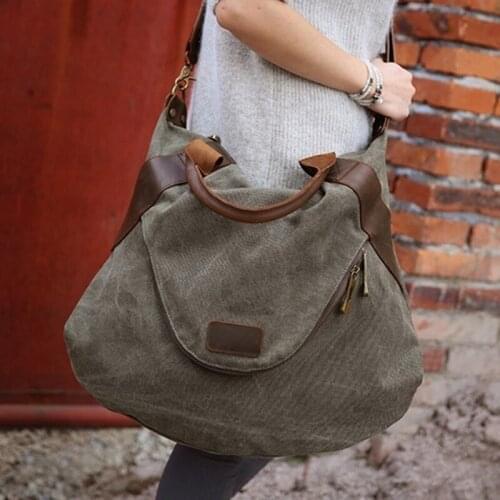 Large Pocket Casual Tote Womens Handbag New Crossbody Bags For Women Canvas Capacity Bags Ladies hand bags