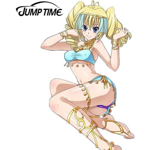 JumpTime 13cm x 8.5cm Hot Girl Anime High School DxD Ravel Phenex Vinyl Wrap Sexy Beauty Car Decal Sticker Racing Waterproof