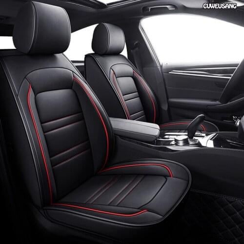 CUWEUSANG leather car seat covers For volvo v50 v40 s40 v60 s80 xc90 2007 s60 2012 xc60 xc40 xc70 v70 accessories seat covers
