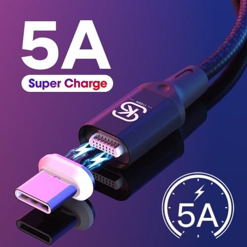 Magnetic 3 in 1 usb cable Charger micro usb type c QC 4.0 3.0 charging for android iphone xiaomi redmi iphone xr samsung sikai