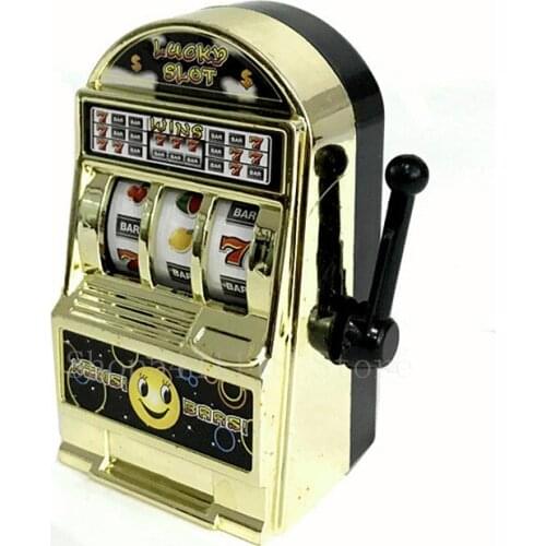 Mini Fruit Machine Lucky Jackpot Kids Toys Game Children Educational Toy Birthday Gift Entertainment Coin Games