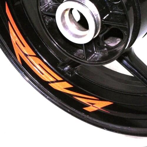 Motorcycle Wheel Sticker Decal Reflective Rim Bike Motorcycle Suitable for APRILIA RSV4