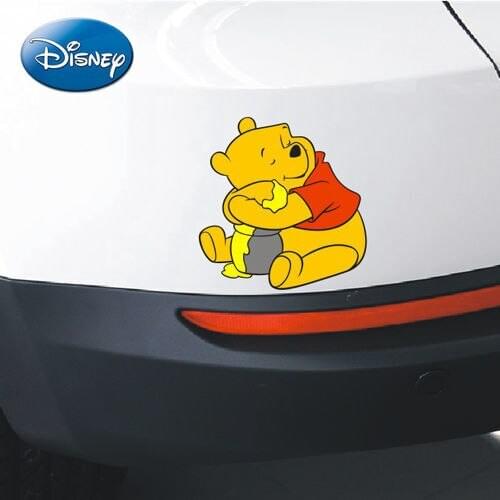 Disney Pooh Body Sticker Personalized Cartoon Car Sticker Scratch Sticker Scar Sticker Car Sticker