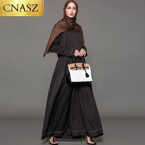 New Fashion Dress For Women Islamic Clothing Dubai Ladies Long Dresses Long Sleeve Maxi Dress For Muslim Women Middle East Eid