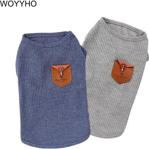 Solid Color Small Dog Vest For Chihuahua Teddy Breathable Pet Summer Clothes Puppy Dogs T Shirt