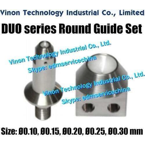 Ø0.30 Set of Makino DUO Round Diamond Wire Guide Upper & Lower 23EC085A215+20EC090A211. Makino DUO43,DUO64 Wire Guide edm parts