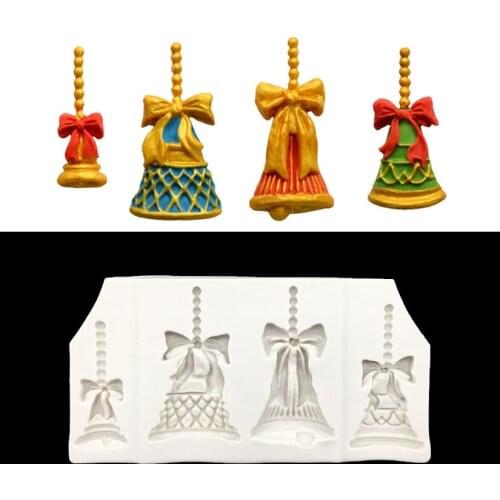 Jingling Bell Shapes Silicone Sugarcraft Mold Fondant Cake Decorating Tools Bakeware