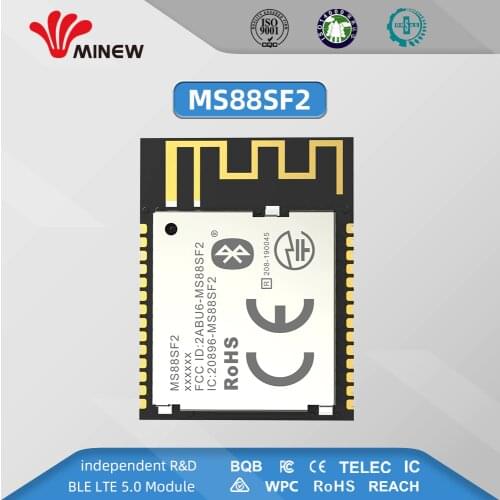Nordic Offical Strategic Partner Minew Long Distance/Range bluetooth 5 ble 5.0 mesh module nrf52840 module